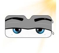 Windshield Sun Shade | 140 x 70 cm Auto Front Window Sun Shade - Cartoon Eyes Design Car Interior Windshield Sunshade - for Sedan Truck SUV Automotive Vehicle Outdoor Summer Parking