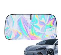 Windshield Sun Shade, Front Window Suns Blocker, Camping Windshields Cover, Automotive Interior Heat Shield, Car Sun Shades for Road Trip Commute Parking, 55.91x31.5 Inches