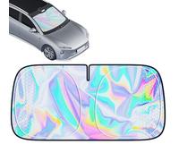 Windshield Sun Shade, Front Windshield Protector, Automotive Interior Shield 55.91x31.5 pulgadas, Summer Heat Blocker, Long Commute, Road Trip Guard, Vacation Car Accessory, Camping Sunshade