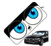 Windshield Sun Shade Funny Big Eye Foldable Thickened Universal Funny
