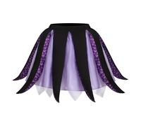 Windskids Ursula Disfraz Mujer Cosplay La Sirenita Bruja del Mar Ursula Lindo Pulpo Estilismo Media Falda para Halloween Carnaval Fiesta Cumpleaños Mascarada Performance Costume