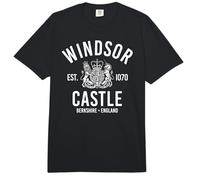 Windsor Castle EST. 1070 Berkshire Inglaterra Blanco Print Comfort Colors Adult Heavyweight T-Shirt