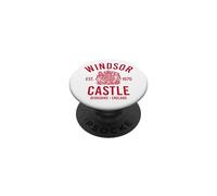 Windsor Castle EST. 1070 Berkshire Inglaterra Rojo Imprimir PopSockets PopGrip Adhesivo