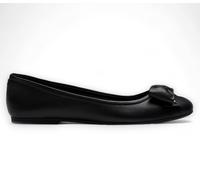 Windsor Smith Mujer Negro Zapatos Planos Cuero con Lazo - Conejito