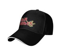 Windsoul Gorra de béisbol de Banda de Hierro de Metal Pesado Vintage Moda Sombreros de sándwich de Doncella Unisex Sombreros de poliéster Gorra Entrenamientos Versátil