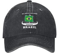Windsoul Gorra de béisbol Personalizada Unisex de algodón Mis antepasados Eran Vikingos Brasil Adulto Brasileño Orgulloso Ajustable Papá Mujeres Hombres Deportes Cool