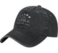 Windsoul Gorra de béisbol Vintage para Hombres y Mujeres Salvó mi Vida Gorra de Mezclilla desgastada Gorra Vintage Entrenamientos al Aire Libre Ajustable Versátil
