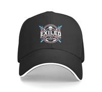 Windsoul Logotipo Vintage Exiliado- Gorra de Béisbol Trans Pride Sombrero de Navidad Rave Sombreros de Mujer Hombre Cool