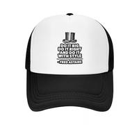 Windsoul Regalo Vintage Funny Tap Dancing - hazlo Bien, hazlo con Estilo 2 | Regalos Relacionados con el Baile de claqué, Regalo para Estudiantes de Baile de claqué, Gorra de béisbol Dan Cool