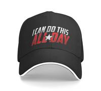 Windsoul Vintage I Can Do This All Day Gorra de béisbol Capucha Gorra de Sol Snap Back Sombrero de Senderismo Playa para Mujer Hombre Cool