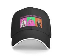 Windsoul Vintage Iris Apfel Más es Más Y Menos Es Un Aburrido Gorra De Béisbol Caballero Sombrero Marca Gorras De Hombre para Mujer Hombre Cool