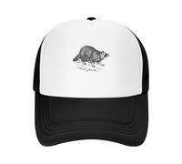 Windsoul Vintage Pura ideología Zizek Mapache Gorra de béisbol Rugby Sombrero de Navidad Bolsa de Playa Sombrero Occidental Gorras Mujeres Hombre Cool