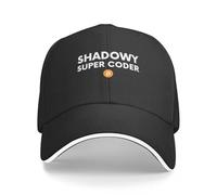 Windsoul Vintage Shadowy Super Coder Crypto Blockchain Warren Gorra de béisbol Salida a la Playa Gorra de Pelota Gorra de Pesca Lujo para Hombre Cool para Mujer