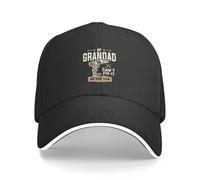 Windsoul Vintage Si el Abuelo no Puede arreglarlo, Nadie Puede Abuelo Divertido Gorra de béisbol Sombrero de Senderismo Ropa de Calle Sombreros de Camionero para Hombres Mujeres Cool
