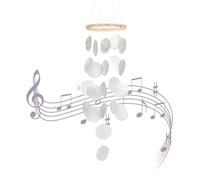 Windspiel Aus Meeresmuscheln Für Den Außenbereich - Garten Küsten Windspiel | Beruhigende Klänge Für Mädchen Strandhaus Indoor Garten Balkon Terrasse