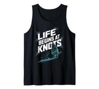 Windsurf Life Begins At 20 Knots Motivación Windsurfista Camiseta sin Mangas