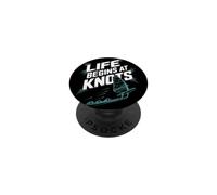 Windsurf Life Begins At 20 Knots Motivación Windsurfista PopSockets PopGrip Adhesivo