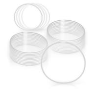 Windy City Novelties - Collares para niños (55,8 cm), Blanco