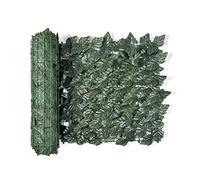 Windyday - Hojas de seto artificial, 1 x 3 m, seto artificial para plantas verdes protección UV artificial, seto, hojas de hiedra, cercado de confidencialidad para balcón, terraza o jardín