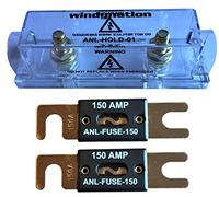 WindyNation Portafusibles ANL + fusible ANL (2 fusibles de 150 A)