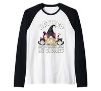 Wine and Cat Grandpa Retirement GNOME For Men Retired Dad Camiseta Manga Raglan