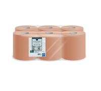 Wine And More Metro Professional - Bobina de toalla de mano de ciervo 2 pliegues, 450 hojas, lote de 6