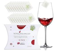 Wine Balanced Norway's Secret! Filtro Purificador de Vino Natural | No Más Gotas o Varitas | Removedor de Sulfitos e Histaminas (Paquete de 18) para Bebedores