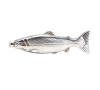 Wine Bottle, 5 oz Fish-Shaped Stainless Steel Whiskey Flask with Lid, Portable Drink Bottle for Men and Women, Pocket, Camping, Travel, Picnic, Fishing