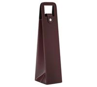Wine Bottle Bag - 16.1 pulgadas PU Leather Single Bottle Carrier, café, Se référer à la description, Consulte la descripción