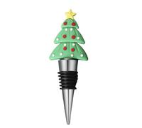 Wine Bottle Corker - Classic Christmas Elements Reusable Beer, Wine Stopper, Bottle Caps for Glass, Beer Stopper, Sealing Covers for Soy Milk, Kitchen Bar, 4.33x1.57 Inches