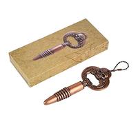 Wine Bottle Opener,2 in 1 Beer Bottle,Portable Zinc Alloy Skull Pattern Wine Corkscrew Beer Openers Crafts Manual Cork Screw for Home Bar KTV