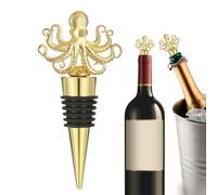 Wine Bottle Stopper Funny Metal - Octopus Airtight Reusable Accessories for