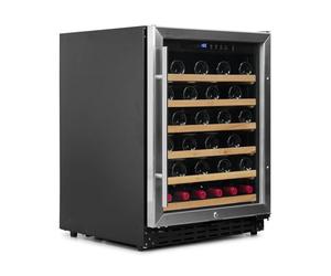 Wine Cellar 50 Bottles Stainless Steel CHR 1T - Vinobox - 132 Glass