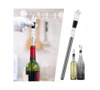 Wine Chiller Stick 3 in 1 Wine Cooling Stick Rapid Iceless Wine Chilling Rod with Aerator/Pourer for Wine Lovers