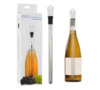 Wine Chiller Stick, Iceless Wine Cooler Stick, Stainless Steel Wine Chiller, Rapid Wine Chiller Rod, Wine Cooler with Stopper and Pourer, Wine Chiller for Wine Lovers, Portable Wine Chiller for