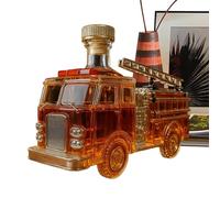 Wine Decanter - Botella de vino de 300 ml, vidrio de licor Decanter Container, Novelty Bar Display Vessel | Creative Fire Engine Shape Beverage For Artistic Display Collectible Gift Pieces