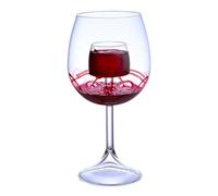 Wine Decanter Glass, Fountain Glassware Set, Flat Bottom and Goblet Wine Glasses Decanter for Party, Home, Offices, Hotel