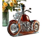 Wine Decanter, Motorcycle Glass Whisky Decanter Bottles, Vintage Licor Aerator Desk Decor for Whisky, Champán, Vodka, Perfecto para Kitchen, Restaurante, y Motorcycles Lovers
