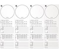 Wine Folly - Manteles Individuales con impresión de Sabor de Vino, Paquete de 20 Unidades, 30,5 x 40,6 cm