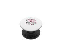 Wine Funny Wine Lover Vintage Humor Aging Like Fine Wine PopSockets PopGrip Adhesivo