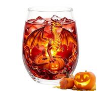 Wine Glass 400ml - Champagne Cocktail Drinkware With 2d Printed Dragon