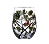 Wine Glasses, Hand Painted Wine Glasses, Stemless Wine Glasses, Creative Hand-Painted Four-Season Glass Wine Glasses - Fall Leaves Flower Seasons Colored Wine Glasses, Drinking Cup For Wine Cocktails
