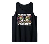 Wine Gnomes For Women and Men Funny Drinking with My Gnomies Camiseta sin Mangas