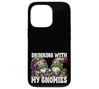 Wine Gnomes For Women and Men Funny Drinking with My Gnomies Carcasa para iPhone 13 Pro