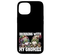 Wine Gnomes For Women and Men Funny Drinking with My Gnomies Carcasa para iPhone 15