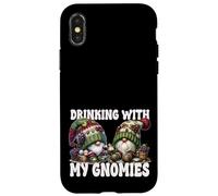 Wine Gnomes For Women and Men Funny Drinking with My Gnomies Carcasa para iPhone X/XS