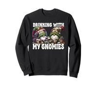 Wine Gnomes For Women and Men Funny Drinking with My Gnomies Sudadera