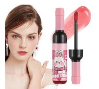 Wine Lip Stain, Liquid Lip Gloss, Matte Lipstick, Waterproof Long Lasting, Smudge-Resistant Formula, 6 Colors, Party Makeup for Women and Girls, 20g Multicolor