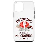 Wine Lover Gnomes - Drinking with My Gnomies - Funny GNOME Carcasa para iPhone 12/12 Pro