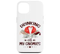 Wine Lover Gnomes - Drinking with My Gnomies - Funny GNOME Carcasa para iPhone 13